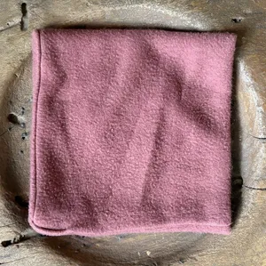 Turtle Fur double layer warm dusty rose pink mauve neck warmer gaiter US made thumbnail 1