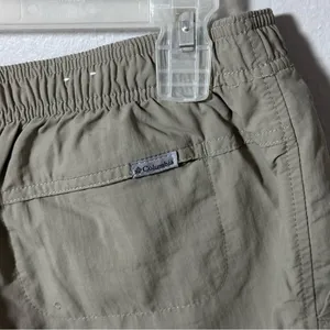 Columbia Sportwear Women Khaki Tan Cargo‎ Hiking Shorts size S 5L thumbnail 6