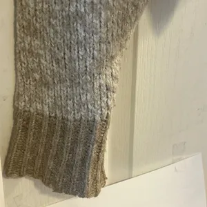 GARAGE Women's Size Large Knit Sweater Pullover Crew‎ Neck Taupe Marled thumbnail 8