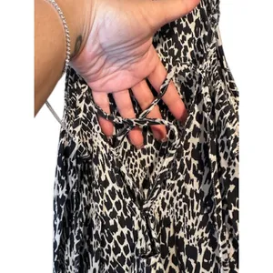 Abercrombie & Fitch Women’s Black White Animal Print Sleeveless Mini Dress XS thumbnail 7