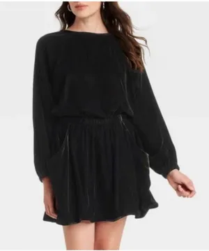 Universal Threads Mini Velvet Dress thumbnail 1