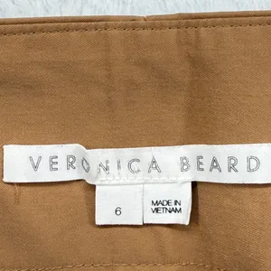 Veronica Beard Size 6 Brown‎ Pants High Rise Straight Leg Utility Pockets READ thumbnail 8