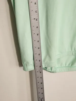 Lululemon Healthy Heart Mint Green Pullover Approx Medium to Large Flaw thumbnail 11