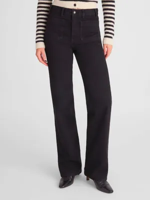 Madewell The Cleo Straight Jeans 26 Fits 28x29 Black Rinse $148 thumbnail 10