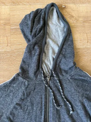 Rue 21 Dark Grey Full Zip Hoodie Jacket thumbnail 3