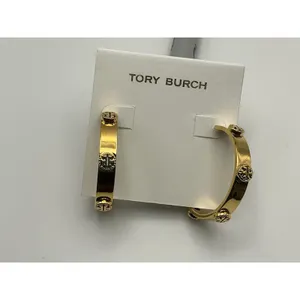 Tory Burch Miller Stud Earrings - Gold (11165518) thumbnail 2
