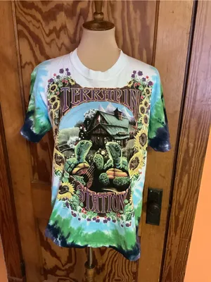 Liquid Blue Terrapin Station Grateful Dead Tie Dye T Shirt Medium Turtle Graphic thumbnail 6