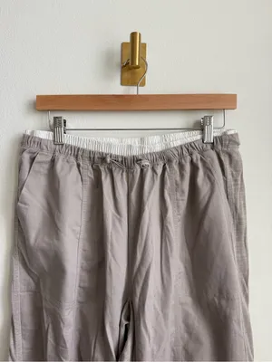 Daily Practice by Anthropologie Parachute Wide Leg Pants Taupe Small thumbnail 4