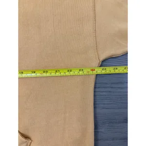 Lucky Brand Oversized Mustard Yellow Crewneck Women's Sweatshirt Size Medium thumbnail 3