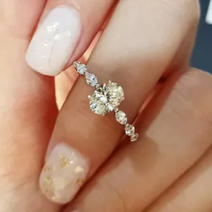 Gorgeous White Sapphire 925 Sterling Silver thumbnail 5