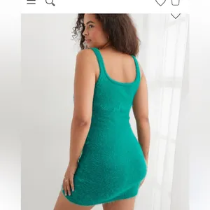 Aerie‎ Green Fuzzy Sweater Dress Medium CP0341 thumbnail 2