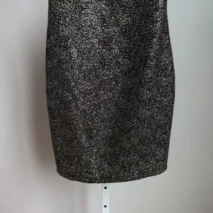 Symphony sz M black gold specked backless mini‎ party dress thumbnail 3