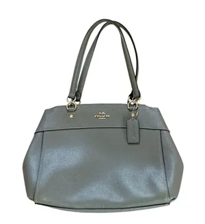 Coach Brooke Carryall Bag F25397 Tote Bag Leather Womens Gray thumbnail 2