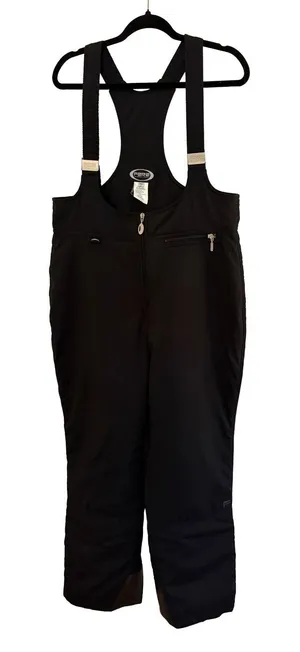 Fera International Women’s Black Insulated Ski Bib Snow Pants thumbnail 1