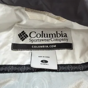 Columbia Womens Red White Colorblock Ski Jacket Hooded XL5916 Size L thumbnail 4