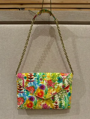J.Crew Flowery Clutch Chain Purse thumbnail 2