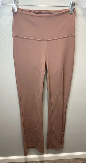 Lululemon Groove Nulu Super-High-Rise Flared Brown‎ Pant Regular Size 4 thumbnail 1