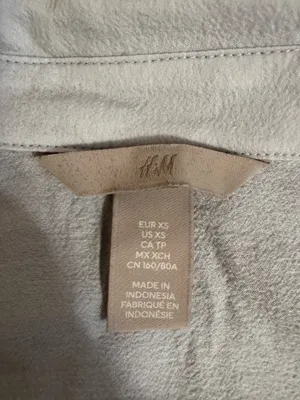 H&M Light Blue Button Down Shirt thumbnail 2