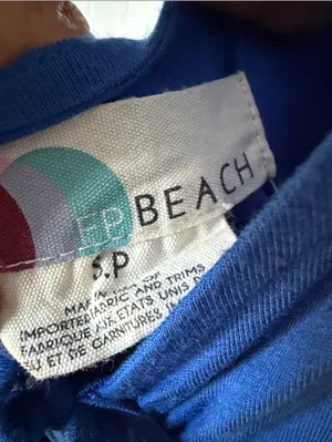 NEW Free people beach Sleeveless Deep V Wide-Leg Jumpsuit in Royal Blue $120 thumbnail 3
