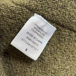 ANDREE by Unit Olive Green Mock Neck Sweater Women’s Size Small Cozy Cottagecore thumbnail 4