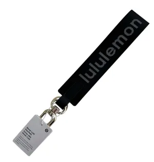 Lululemon Never Lost Keychain  Black/White/Gold thumbnail 3