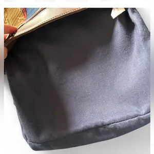 Brown leather jeans base shoulder bag Applique Embroidered Dog Purse Hand Bag. thumbnail 10