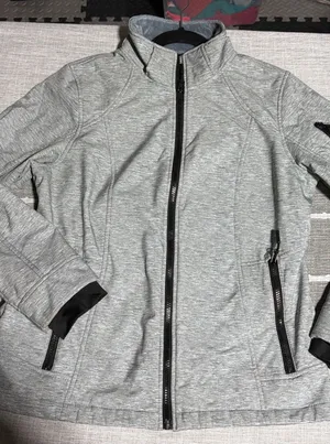 Free Country Womens Softshell Jacket Full Zip Gray Size Medium Fleece Lined‎ thumbnail 1
