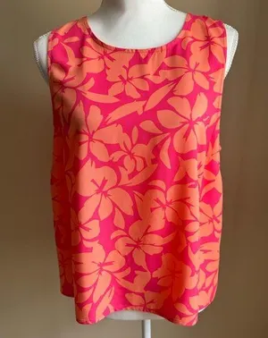 J. Crew Tropical Floral Top NWT thumbnail 1