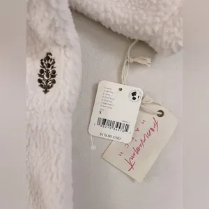 Free People Movement Hatch Hit The Slopes Fleece Jacket Natural Size S thumbnail 8