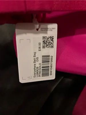 NWT lululemon Everywhere Belt Bag 1L - Sonic Pink Crossbody Waist Pack thumbnail 6