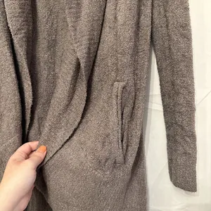 BAREFOOT DREAMS Size XS/Small Charcoal Gray Cozychic‎ Lite Cardigan Soft Pocket thumbnail 2