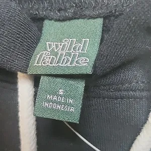 Wild Fable Cropped Hoodie, Ebony/Black, Women's‎ Size Small thumbnail 3
