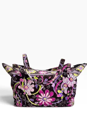 Vera Bradley Retired Purple Punch Shoulder Bag in Brown & Pink thumbnail 16