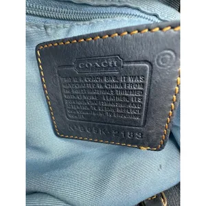 Vintage Y2K Coach B05K-2183 Denim Signature C Monogram Hobo Shoulder Bag thumbnail 8
