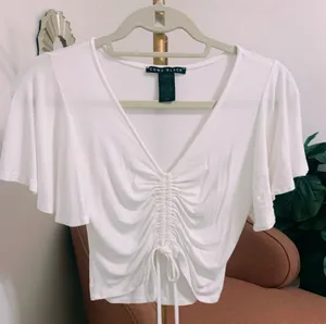 Como Black White Crop Top thumbnail 1