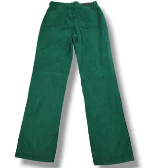 Pants Size 29 W30" x L31" Dad Jean Corduroy Pants Button Fly Green Women's thumbnail 3