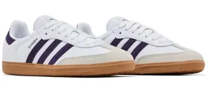 Adidas Samba OG White Sneakers Cloud/Aluminum/Purple thumbnail 1