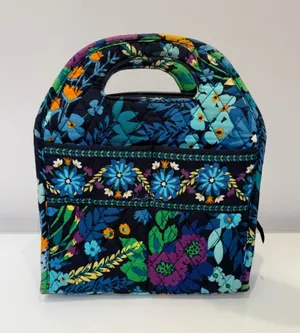 Vera Bradley Lunch Bag in Midnight Garden thumbnail 1