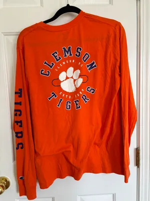 Champion Clemson university tigers long sleeve tshirt thumbnail 3