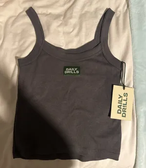 Black Daily Drills Tank Top thumbnail 1