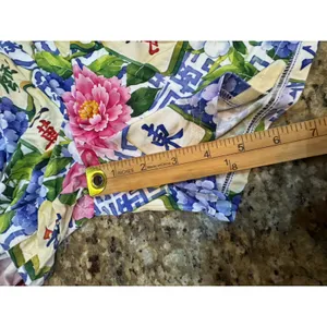 Zumbamboo Mahjong in Bloom Bamboo Women Short Sleeve Short Pajama Set Size XL thumbnail 5