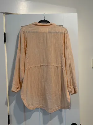 Linen Free People Button Up thumbnail 7
