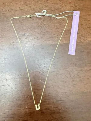 Melinda Maria Gold Initial Necklace thumbnail 1