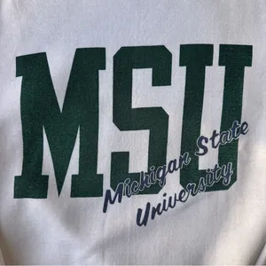 Vintage Champion MSU Sweatshirt Women’s Size Large Michigan State thumbnail 2