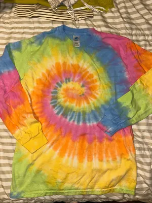 Gildan Amazon Tie-Dye Long Sleeve thumbnail 1