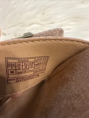 Earth Origins Oneida Taupe Braided Slide Sandals size 7 brand new thumbnail 5