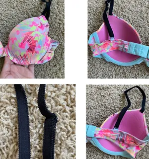 Victoria's Secret VS Pink Wear Everywhere Demi Bra Sz 32B thumbnail 7