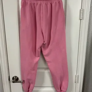 White Fox Boutique Pink Track Pants Relaxed Fit thumbnail 5