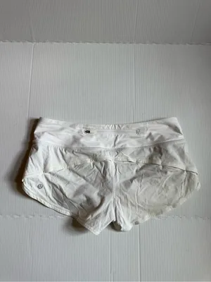 Lululemon Speed Up Shorts White HR thumbnail 5