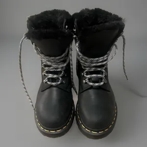 Dr. Martens 1460 Serena Collar Faux Fur Lined Lace Up Combat Boots 7 NWOT thumbnail 4